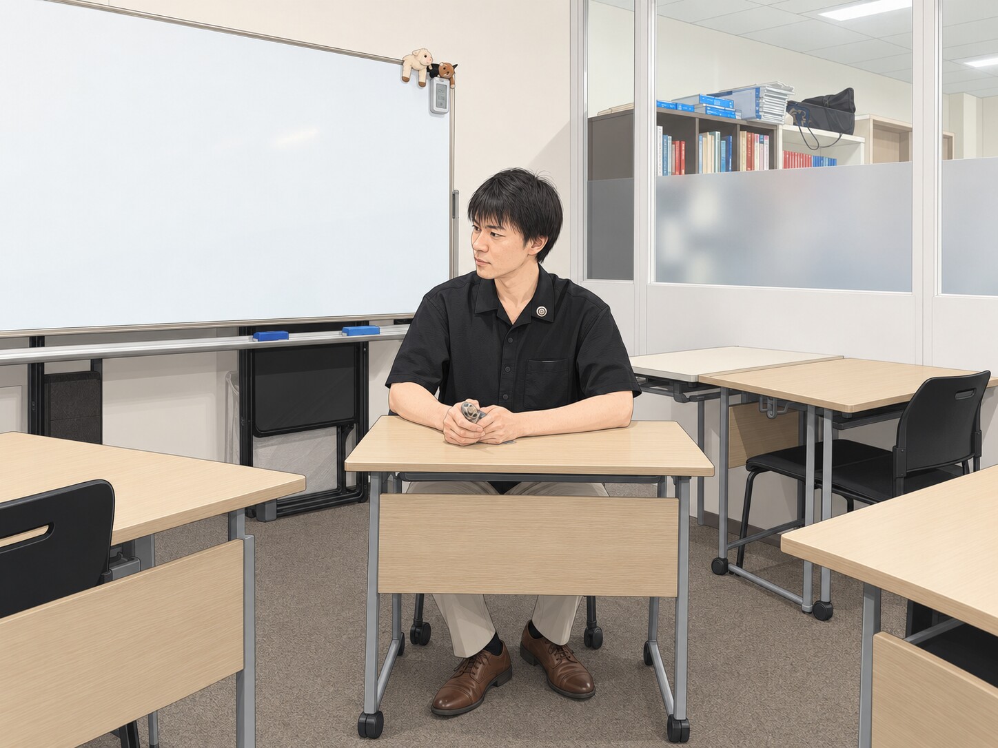 聞き手にまわる大槻先生
